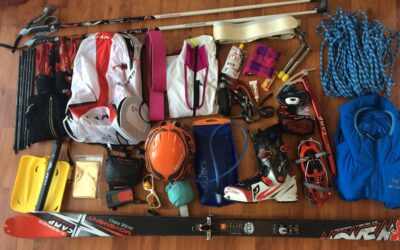 Un sac pour une compétition de ski-alpinisme