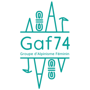 logo GAF74 groupe d'alpinisme au féminin