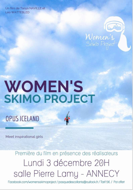 affiche premiere annecy women's skimo project