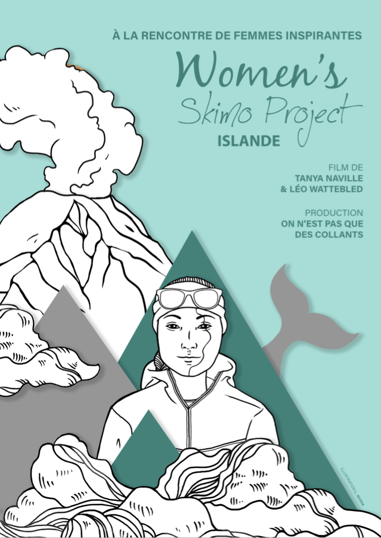 affiche women s skimo project WSP - islande