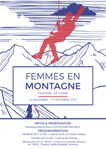 affiche annecy festival de films femmes en montagne