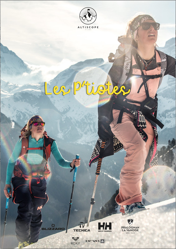 affiche film les ptiotes ski féminin pralognan la vanoise