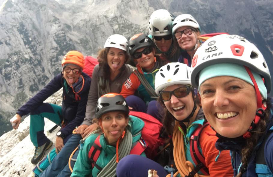 GAF74 face nord triglav film slovenie groupe alpinisme feminin