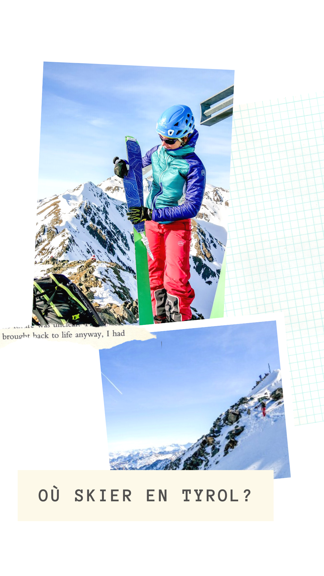 Ou skier en Tyrol ski de randon Autriche stubai raid a ski