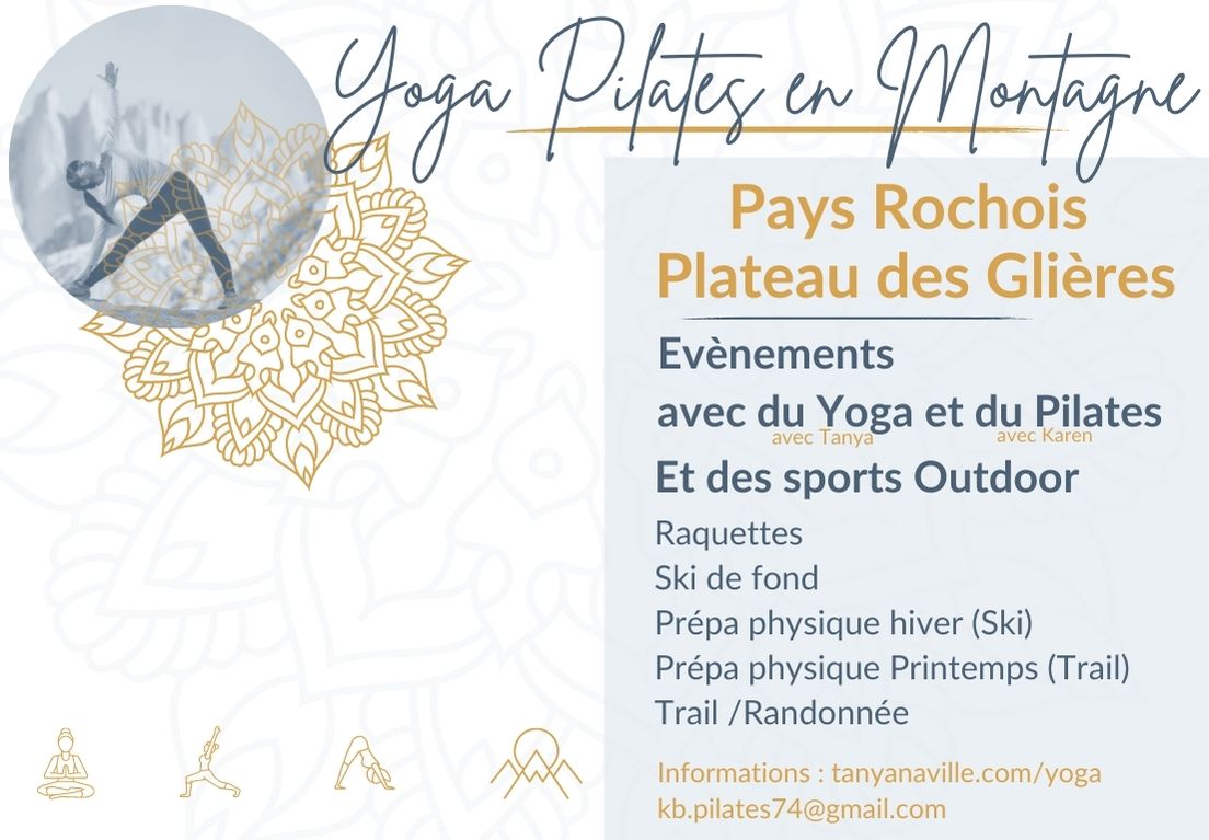 Yoga pilates en montagne idée cadeau noel outdoor