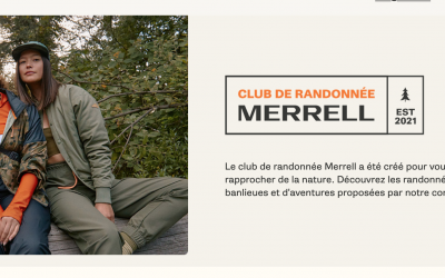 Donner envie au femmes de randonner avec le Merrell hiking club